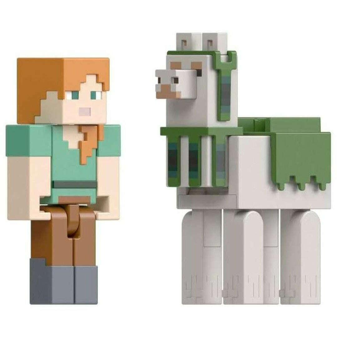 Toys N Tuck:Minecraft 3.25'' Figures 2 Pack - Alex and Llama,Minecraft