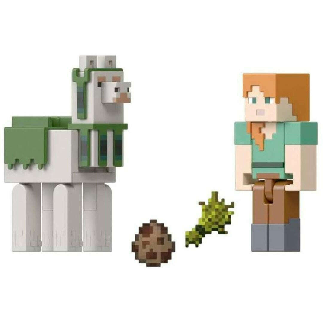 Toys N Tuck:Minecraft 3.25'' Figures 2 Pack - Alex and Llama,Minecraft