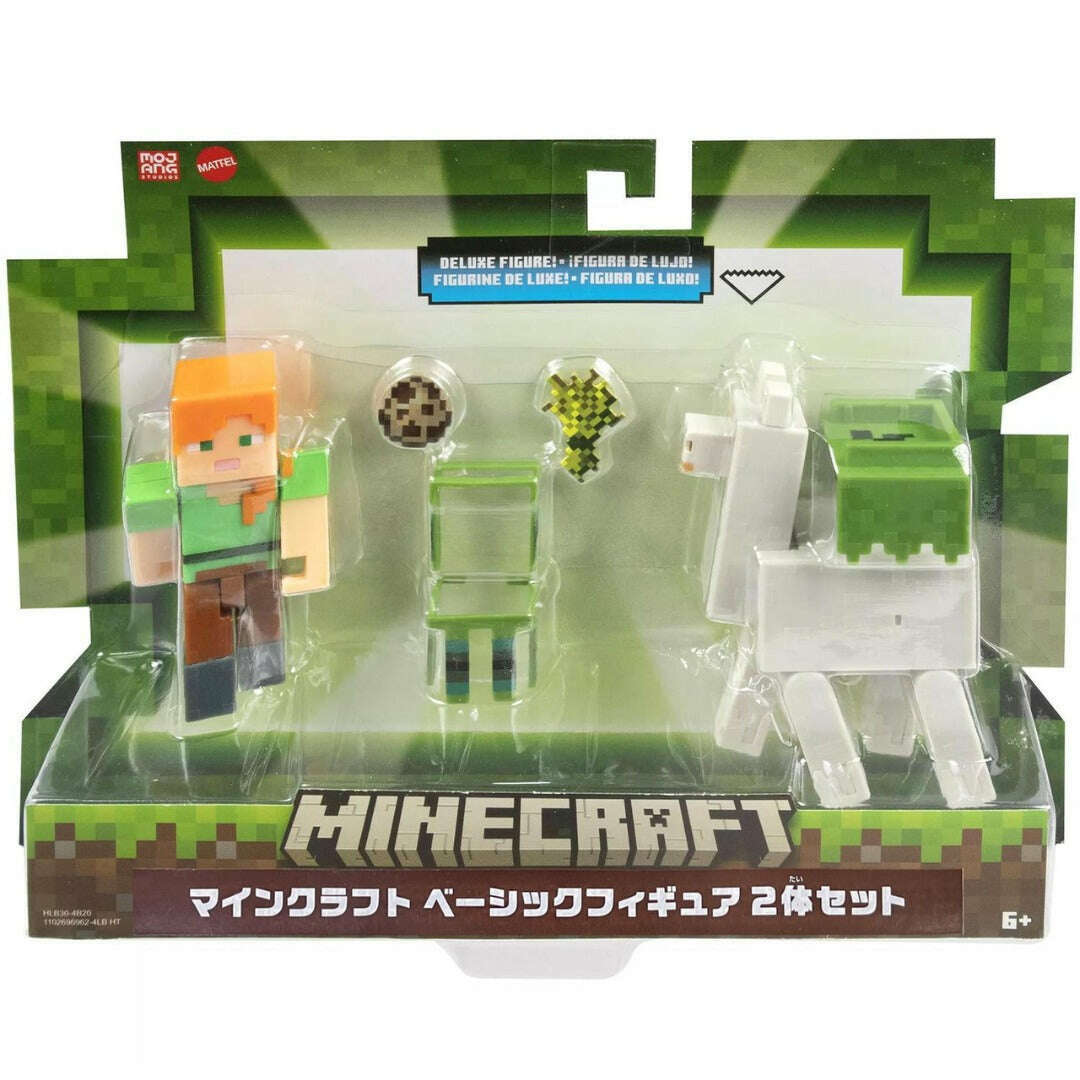 Toys N Tuck:Minecraft 3.25'' Figures 2 Pack - Alex and Llama,Minecraft