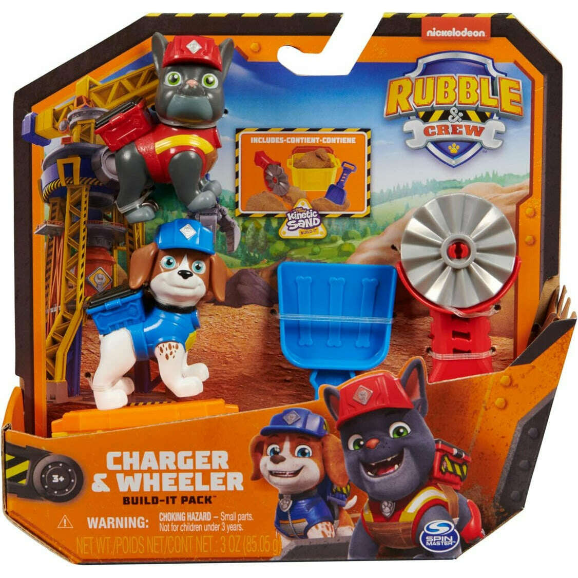 Toys N Tuck:Rubble & Crew Charger & Wheeler Build It Pack,Rubble