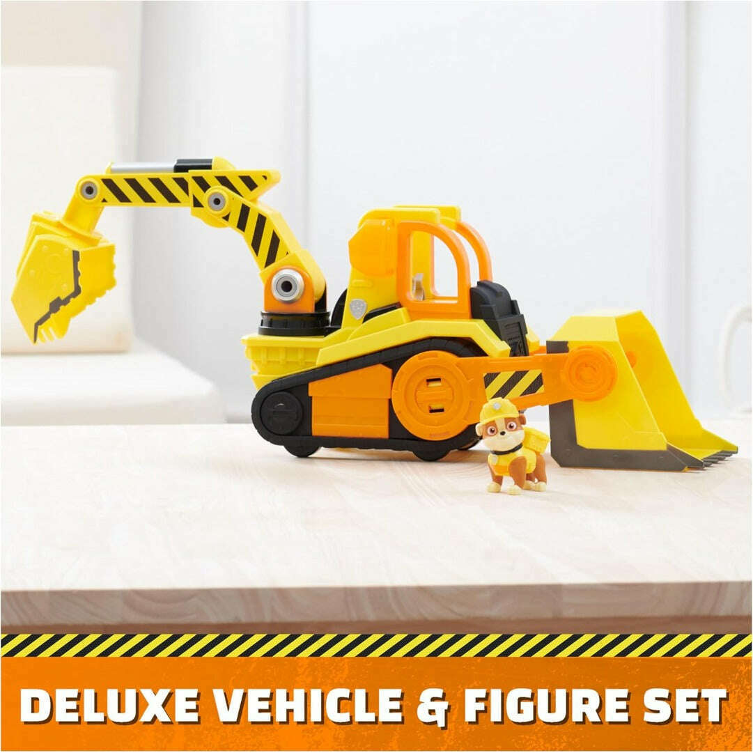 Toys N Tuck:Rubble & Crew Rubble's Bark Yard Deluxe Bulldozer,Rubble