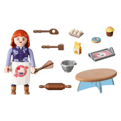 Toys N Tuck:Playmobil 71479 Special Plus Figure Set - Pastry Cook,Playmobil