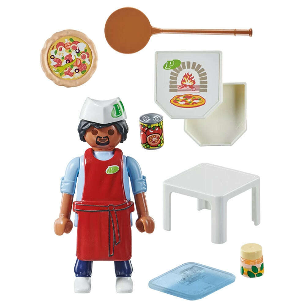 Toys N Tuck:Playmobil 71161 Special Plus Figure Set - Pizza Chef,Playmobil