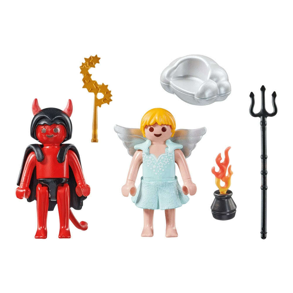 Toys N Tuck:Playmobil 71170 Special Plus Figure Set - Little Angel & Little Devil,Playmobil