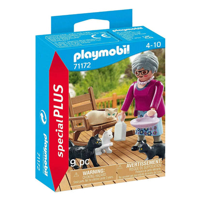 Toys N Tuck:Playmobil 71172 Special Plus Figure Set - Woman with Cats,Playmobil