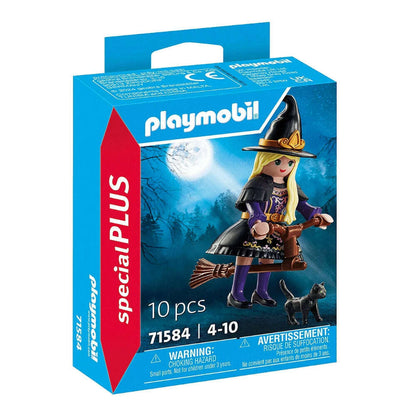 Toys N Tuck:Playmobil 71584 Special Plus Figure Set - Witch with Cat,Playmobil