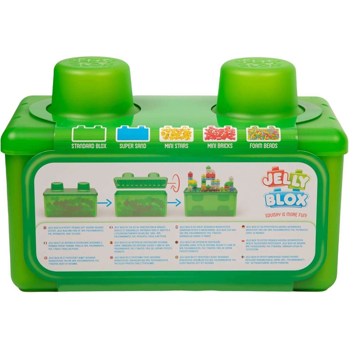 Toys N Tuck:Jelly Blox 2-in-1 Storage Box,Jelly Blox