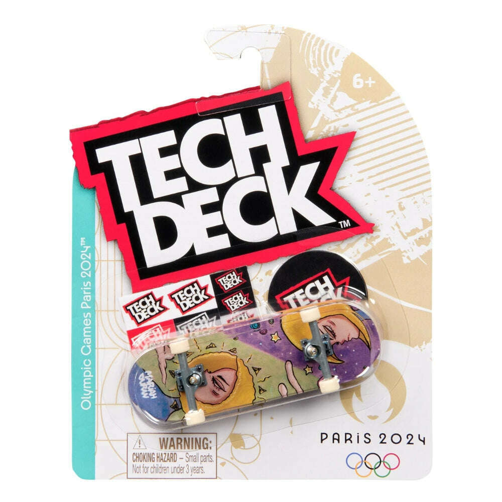 Toys N Tuck:Tech Deck Single Pack 96mm Fingerboard - Mariah Duran (Paris 2024),Tech Deck