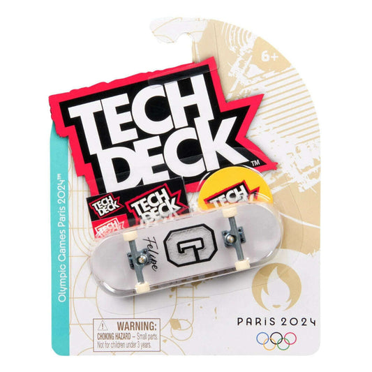 Toys N Tuck:Tech Deck Single Pack 96mm Fingerboard - Felipe G (Paris 2024),Tech Deck