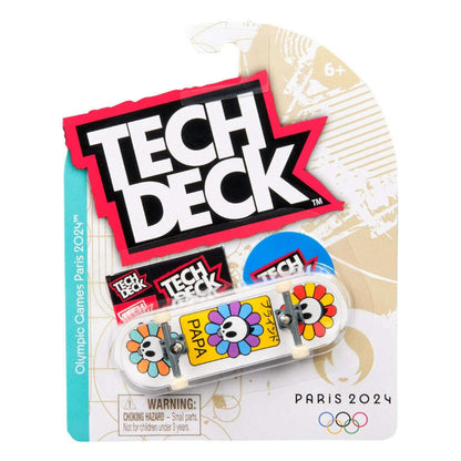 Toys N Tuck:Tech Deck Single Pack 96mm Fingerboard - Papa (Paris 2024),Tech Deck