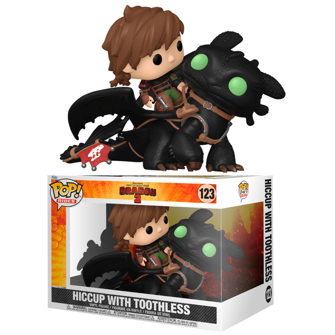 Toys N Tuck:Pop! Vinyl - How To Train Your Dragon - Hiccup With Toothless 123,How To Train Your Dragon