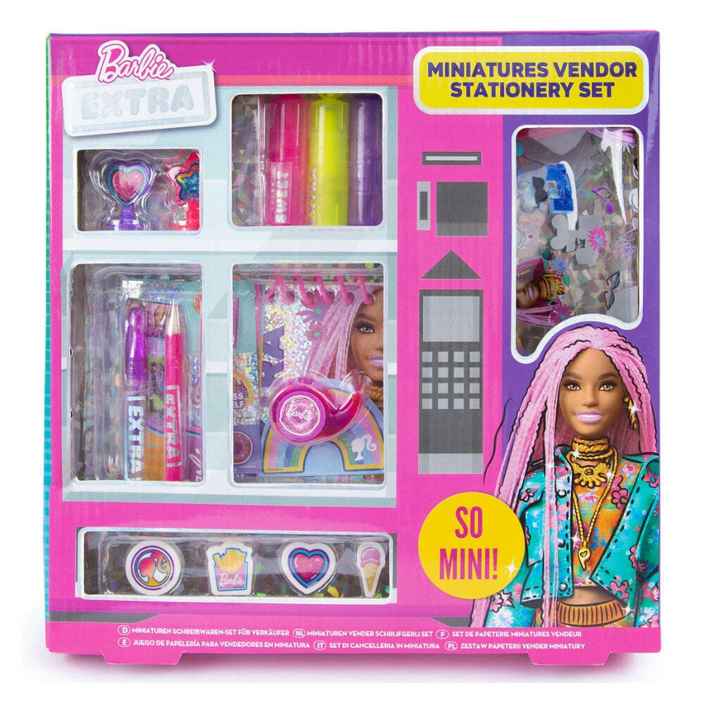 Toys N Tuck:Barbie Extra Miniatures Vendor Stationery Set,Barbie