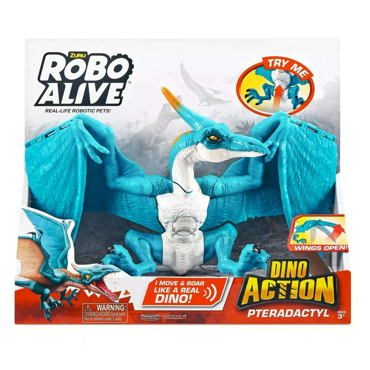 Toys N Tuck:Robo Alive Dino Action Pterodactyl,Robo Alive