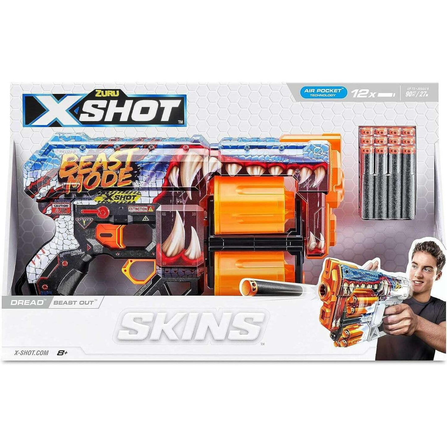 Toys N Tuck:X Shot Skins Dread - Beast Out,X Shot