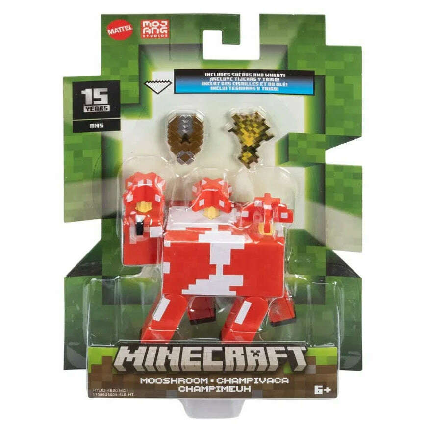 Toys N Tuck:Minecraft 3.25'' Figures - Mooshroom,Minecraft