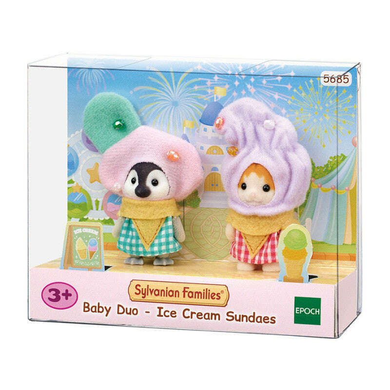 Toys N Tuck:Sylvanian Families Baby Duo - Ice Cream Sundaes,Sylvanian Families