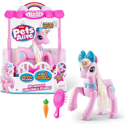 Toys N Tuck:Pets Alive My Magical Unicorn & Stable,Pets Alive