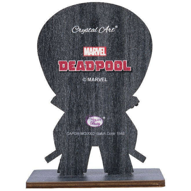 Toys N Tuck:Crystal Art Buddies Marvel Series 1 - Deadpool,Crystal Art