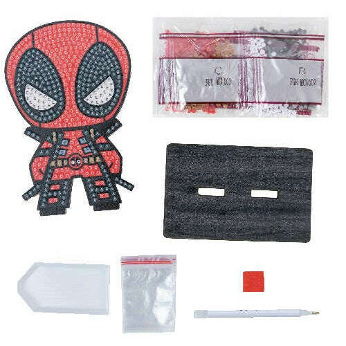 Toys N Tuck:Crystal Art Buddies Marvel Series 1 - Deadpool,Crystal Art