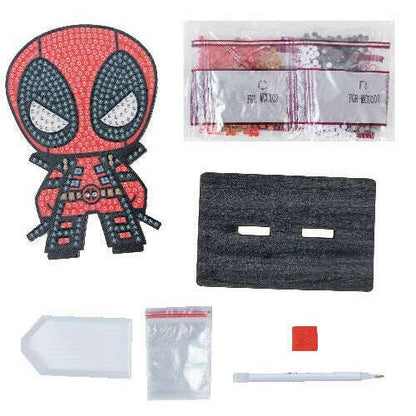 Toys N Tuck:Crystal Art Buddies Marvel Series 1 - Deadpool,Crystal Art