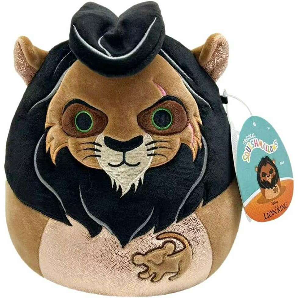 Toys N Tuck:Squishmallows Disney Lion King 8 Inch Plush - Scar,Disney