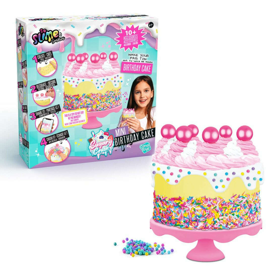 Toys N Tuck:So Slime Sensations Sugary Crush Mini Birthday Cake,So Slime