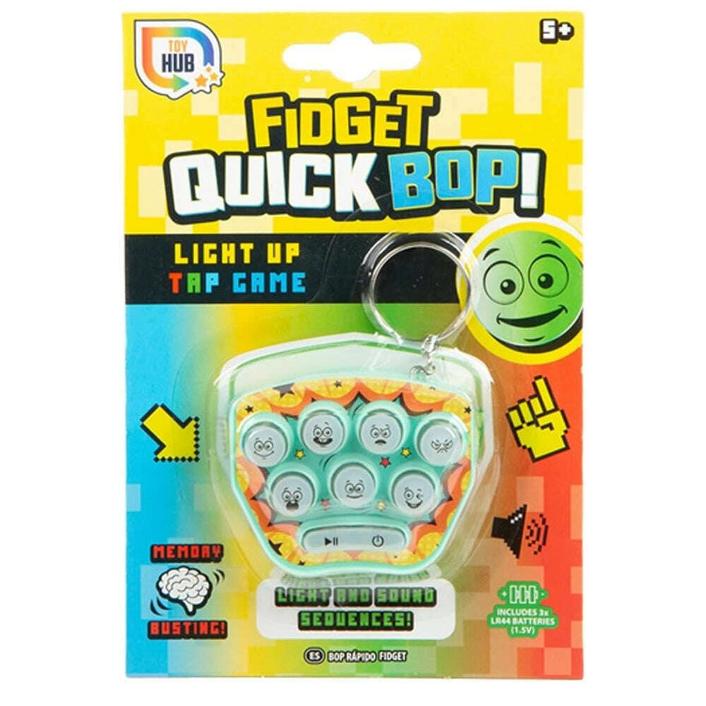 Toys N Tuck:Fidget Quick Bop Keychain Game,RMS International