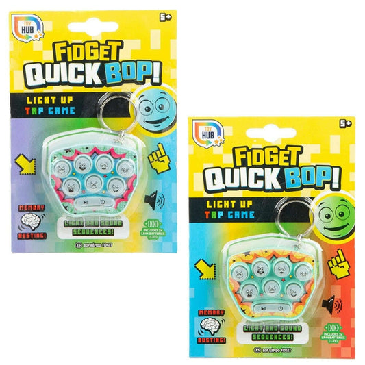 Toys N Tuck:Fidget Quick Bop Keychain Game,RMS International