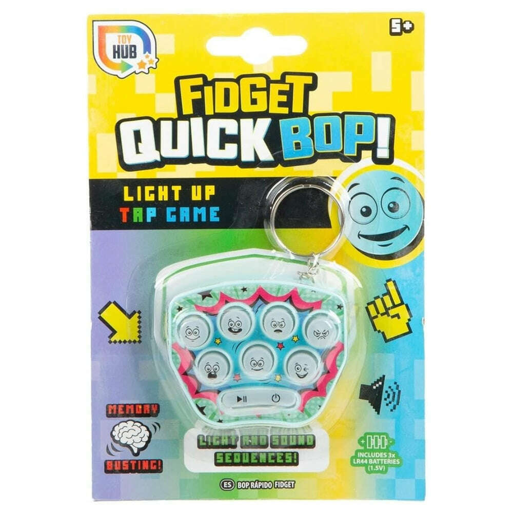 Toys N Tuck:Fidget Quick Bop Keychain Game,RMS International