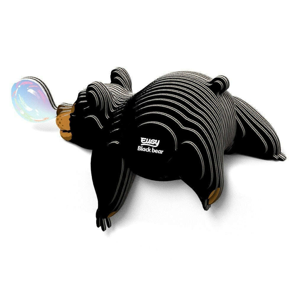 Toys N Tuck:Eugy 3D Model 081 Black Bear,Eugy