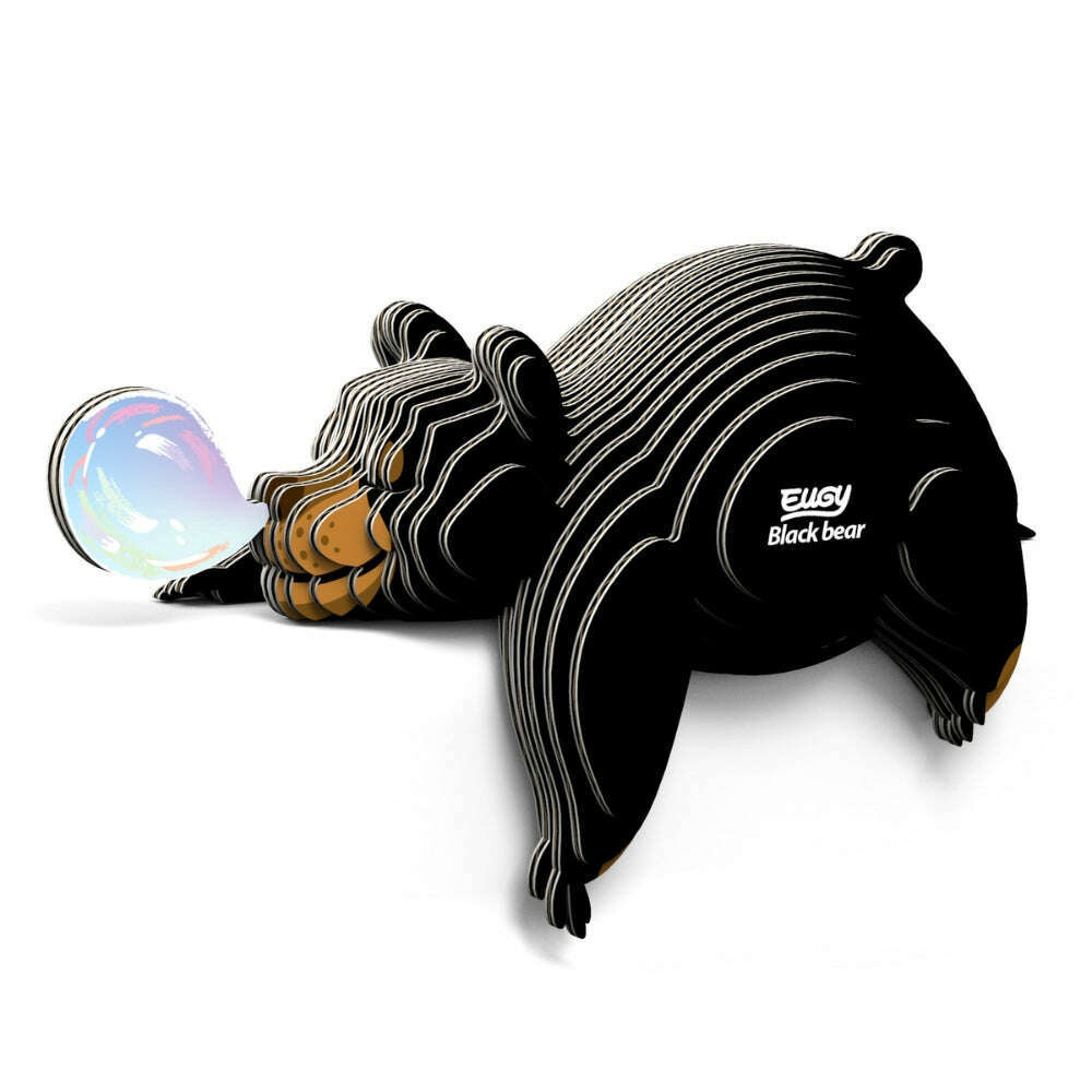 Toys N Tuck:Eugy 3D Model 081 Black Bear,Eugy