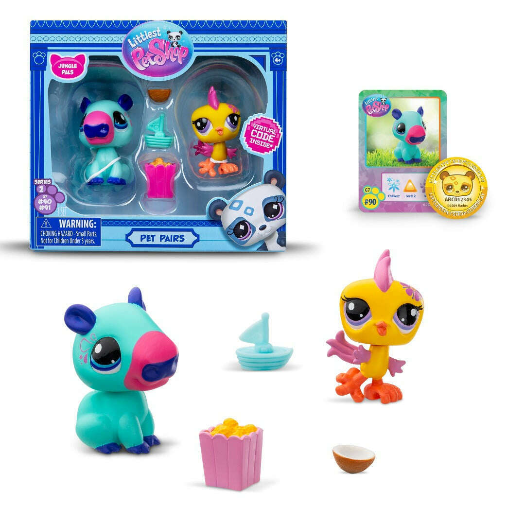 Toys N Tuck:Littlest Pet Shop Series 2 Jungle Pals Pet Pair,Littlest Pet Shop