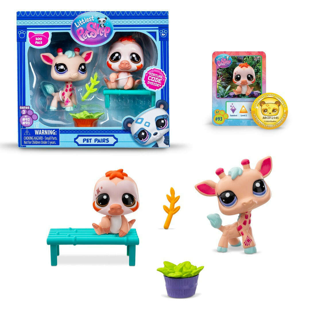 Toys N Tuck:Littlest Pet Shop Series 2 Zoo Chill Pet Pair,Littlest Pet Shop