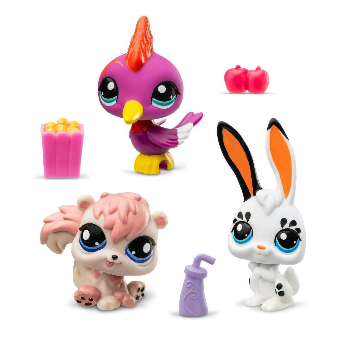 Toys N Tuck:Littlest Pet Shop Series 2 Park Pets Trio Tube,Littlest Pet Shop