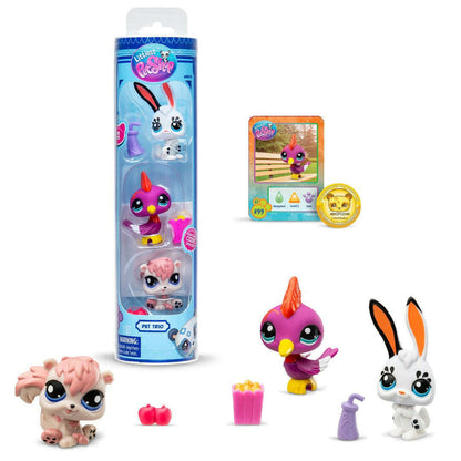 Toys N Tuck:Littlest Pet Shop Series 2 Park Pets Trio Tube,Littlest Pet Shop