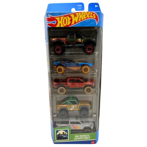 Toys N Tuck:Hot Wheels 5 Vehicle Pack - HW Remote Adventures (HTV53),Hot Wheels