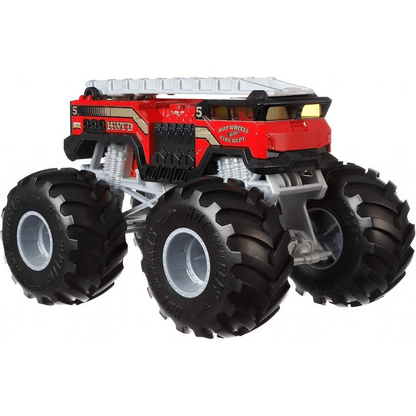 Toys N Tuck:Hot Wheels Monster Trucks Oversized - 5Alarm,Hot Wheels