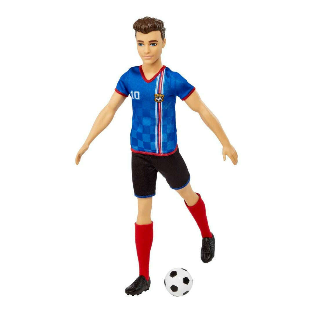 Toys N Tuck:Barbie You Can Be Anything - Soccer Player Ken (HCN15),Barbie