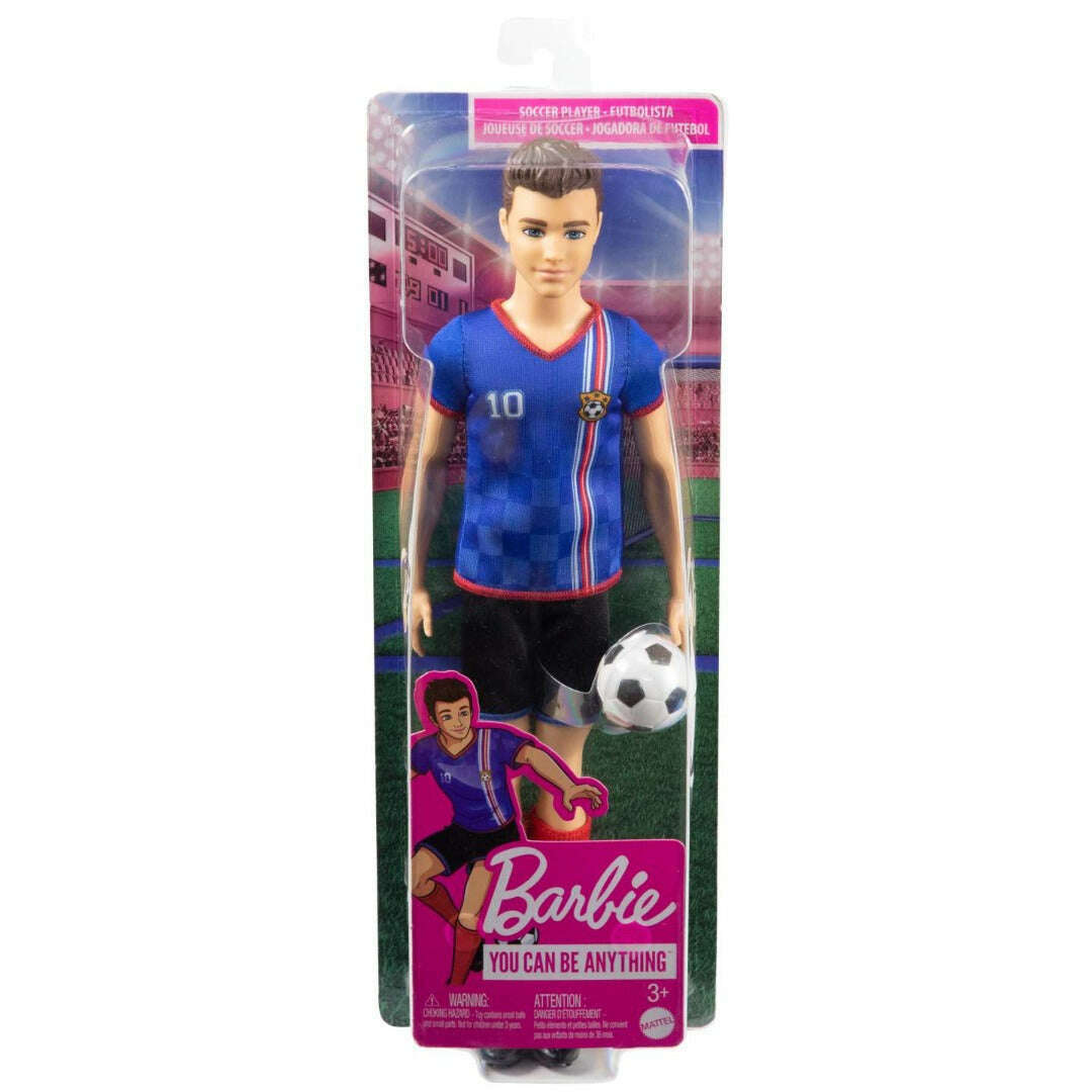 Toys N Tuck:Barbie You Can Be Anything - Soccer Player Ken (HCN15),Barbie