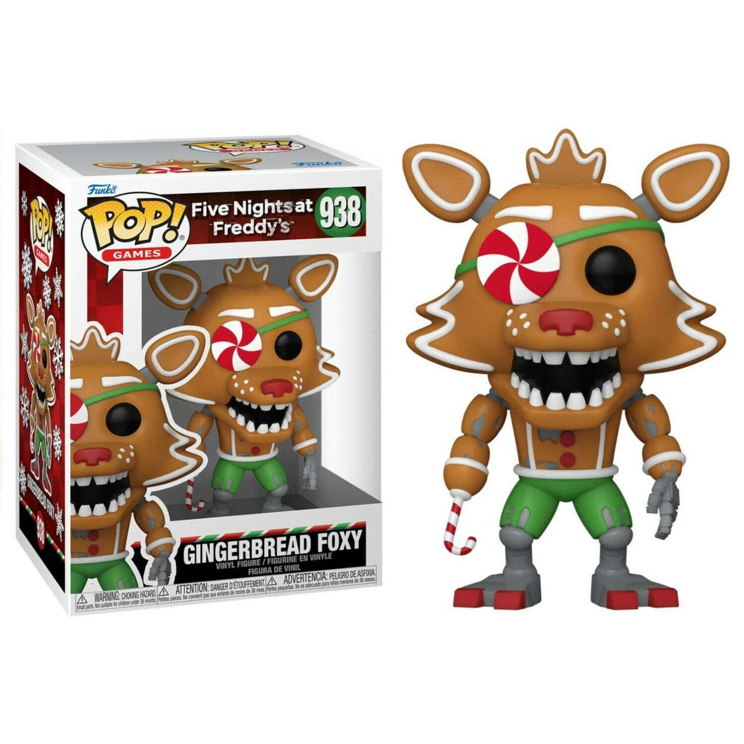 Toys N Tuck:Pop! Vinyl - Five Nights At Freddy's - Gingerbread Foxy 938,Five Nights At Freddy's