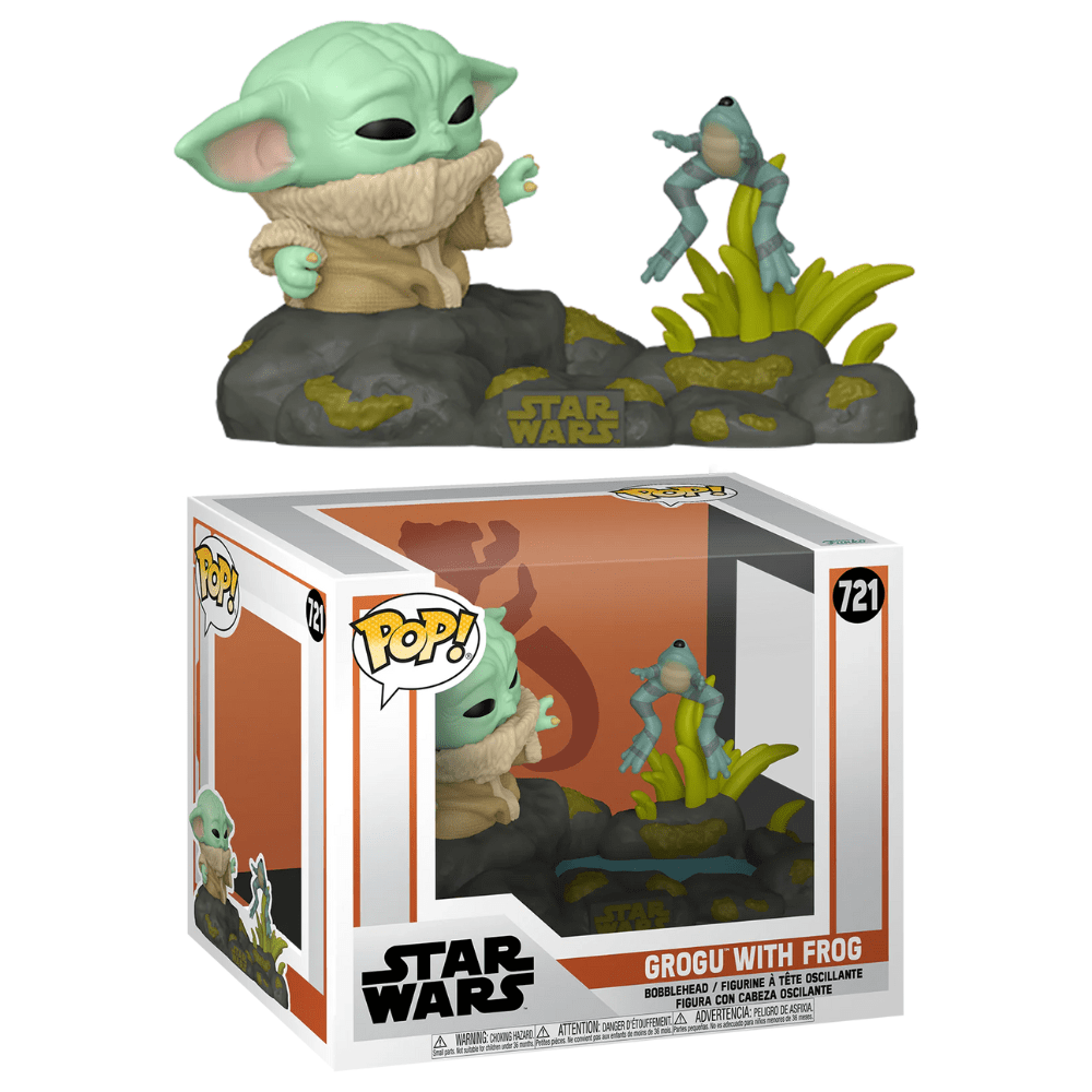 Toys N Tuck:Pop! Vinyl - Star Wars - Grogu with Frog 720,Star Wars