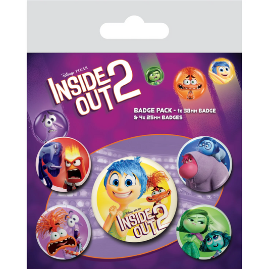 Toys N Tuck:Badge Pack - Inside Out 2 (Emotional Duos),Disney