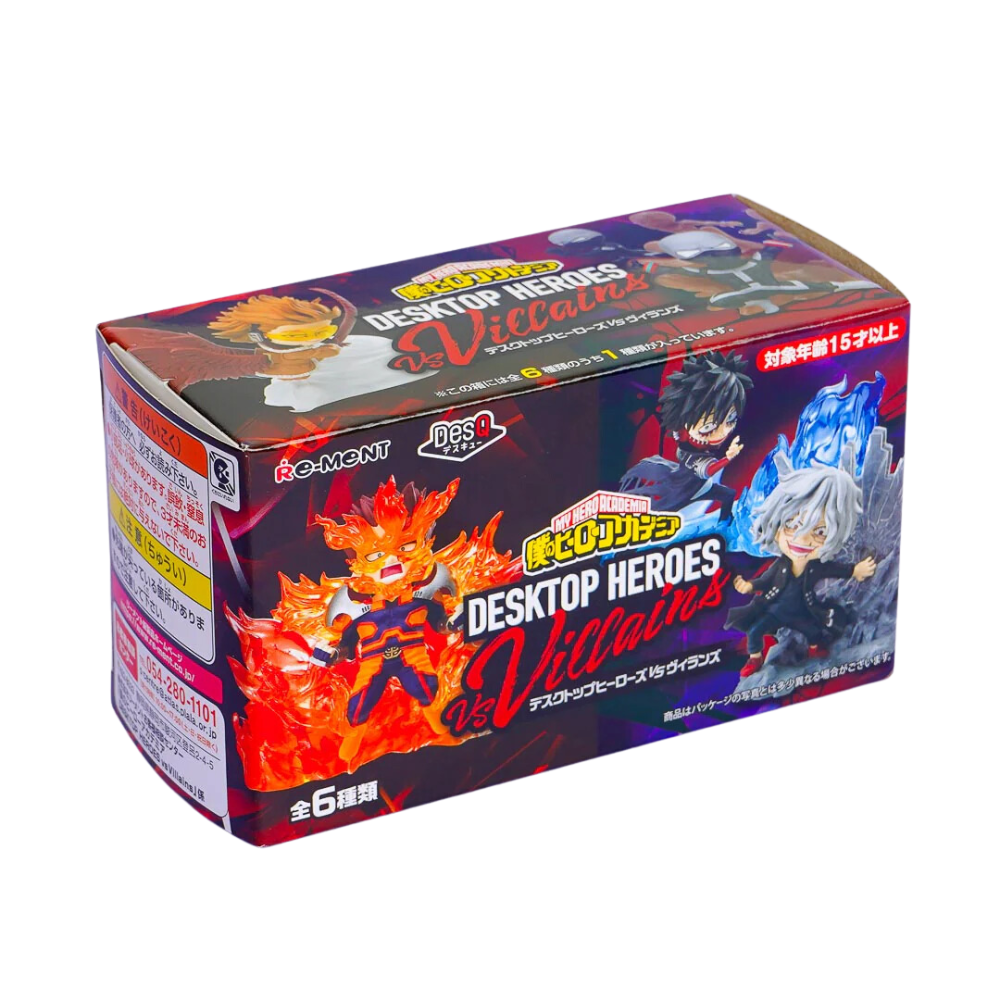 Toys N Tuck:Re-ment My Hero Academia Desktop Heroes vs Villains Collection Box,Re-ment