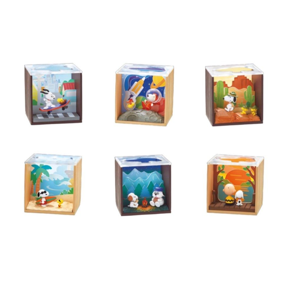 Toys N Tuck:Re-ment Snoopy Scenery Collection Box,Re-ment