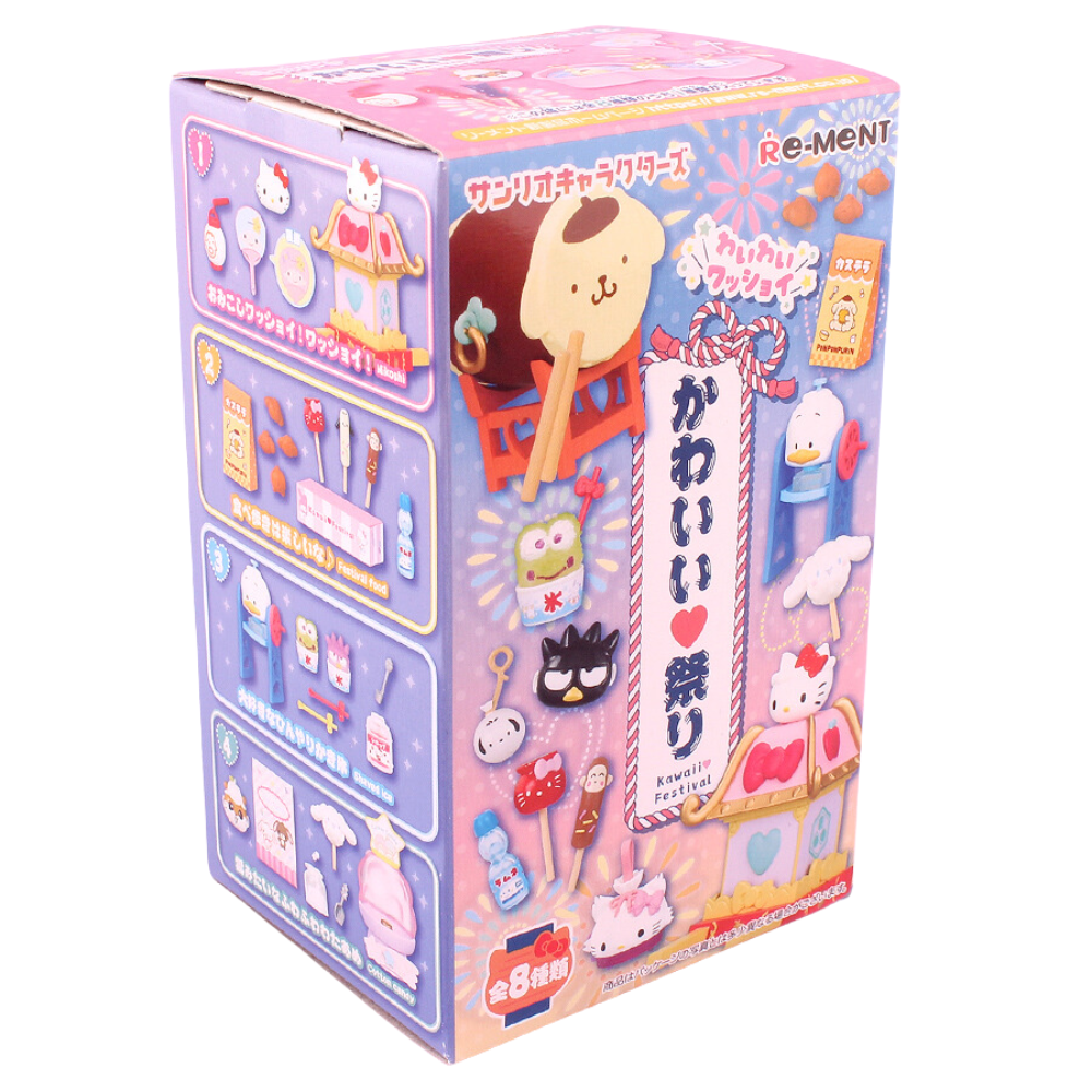 Toys N Tuck:Re-ment Sanrio Kawaii Festival Collection Box,Re-ment