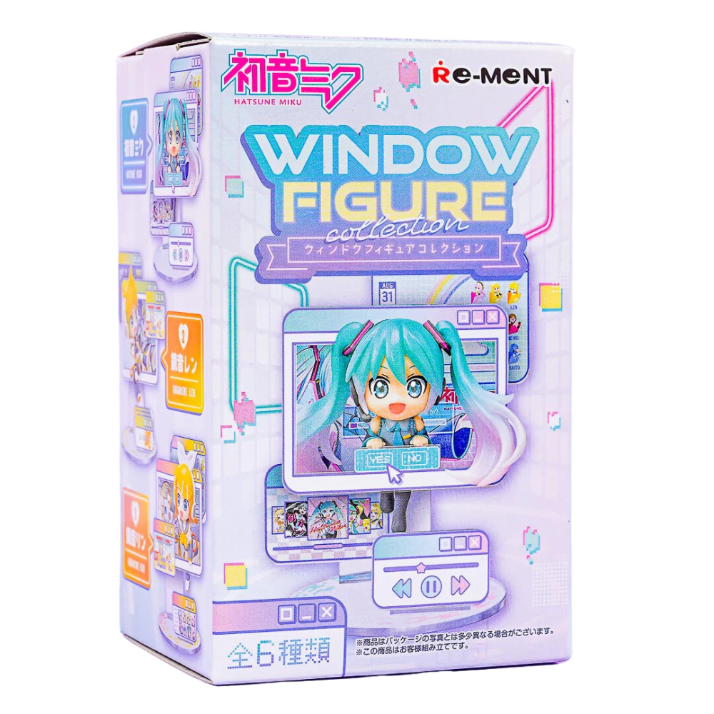 Toys N Tuck:Re-ment Hatsune Miku Window Figure Collection Box,Re-ment