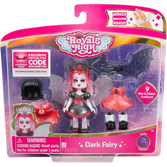 Toys N Tuck:Royale High 3 Inch Deluxe Figure - Dark Fairy,Royale High