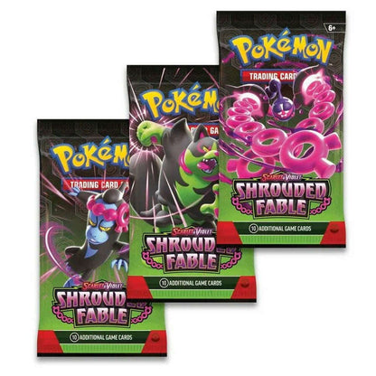 Toys N Tuck:Pokemon TCG Shrouded Fable 3 Pack Booster Blister Pecharunt,Pokemon