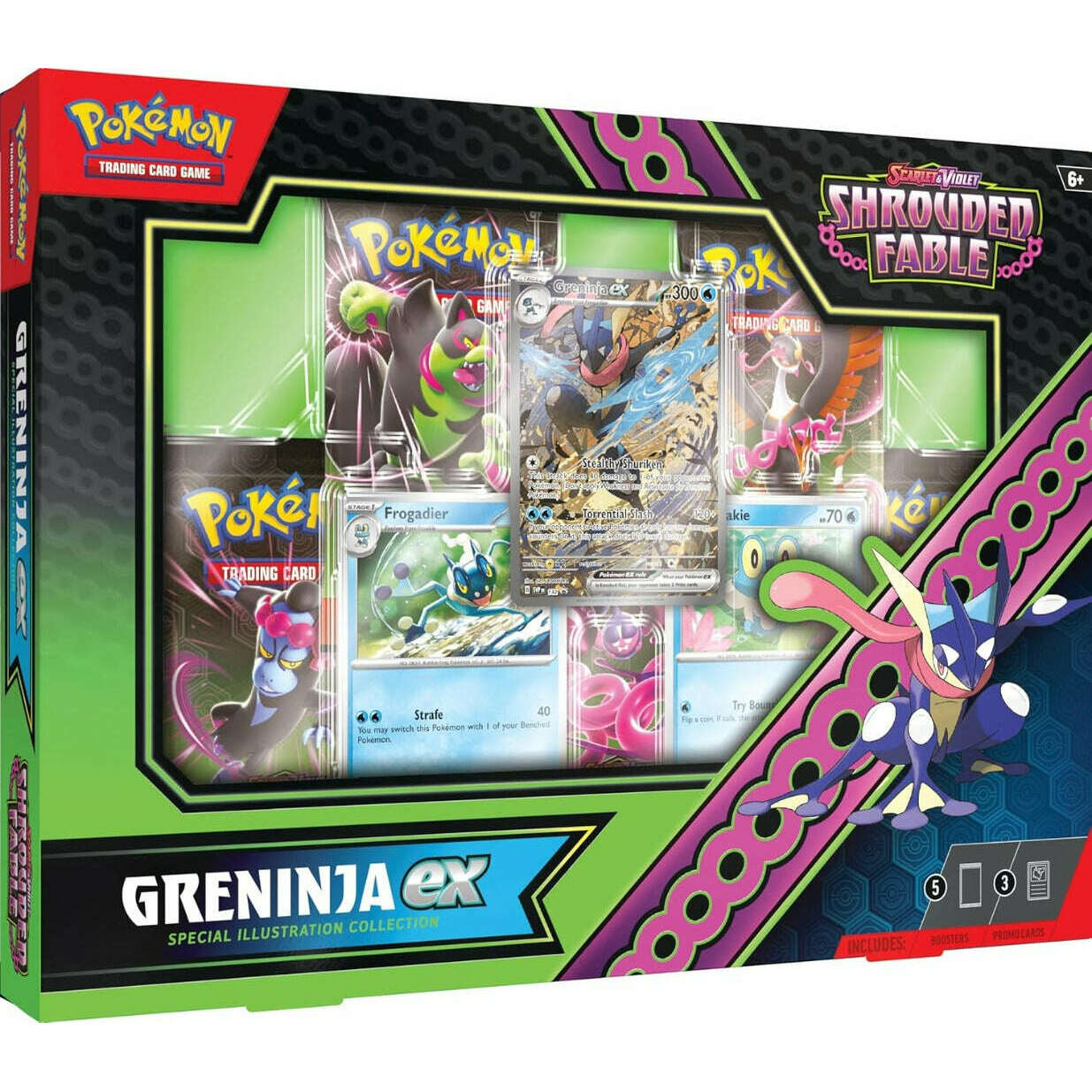 Toys N Tuck:Pokemon TCG Shrouded Fable Greninja Ex Box,Pokemon