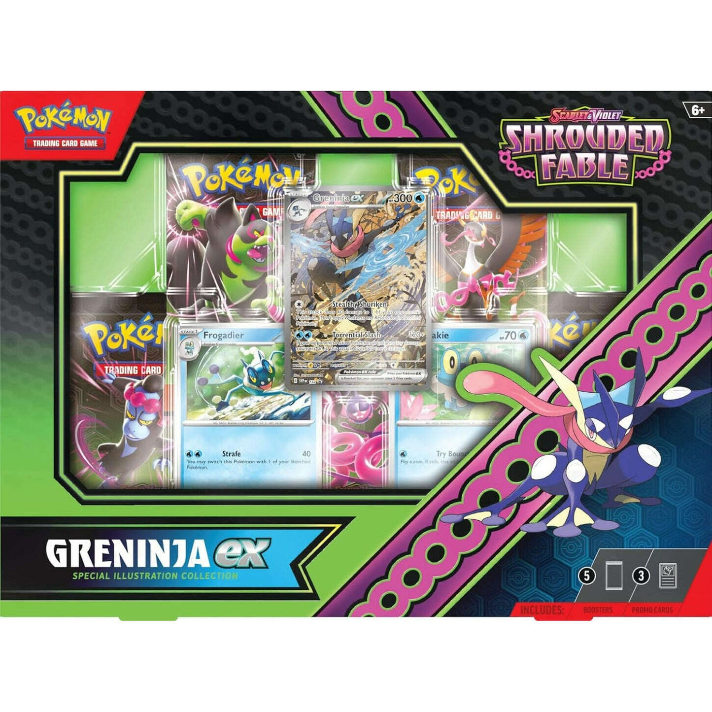 Toys N Tuck:Pokemon TCG Shrouded Fable Greninja Ex Box,Pokemon